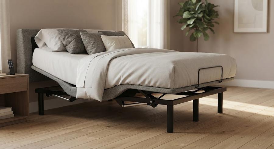 Glideaway Accord Adjustable Bed with Bluetooth WiFi Voice Control and Massage